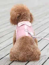 犬用ハーネスリード【背中式・小型犬用・ペット散歩用】