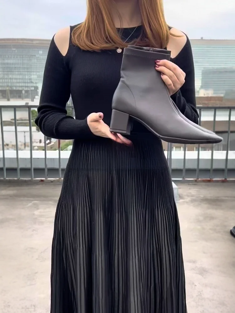 21cm 靴 レディース と 25cm 靴 の違い：チェルシーブーツのサイズ感とフィット感を実測解析