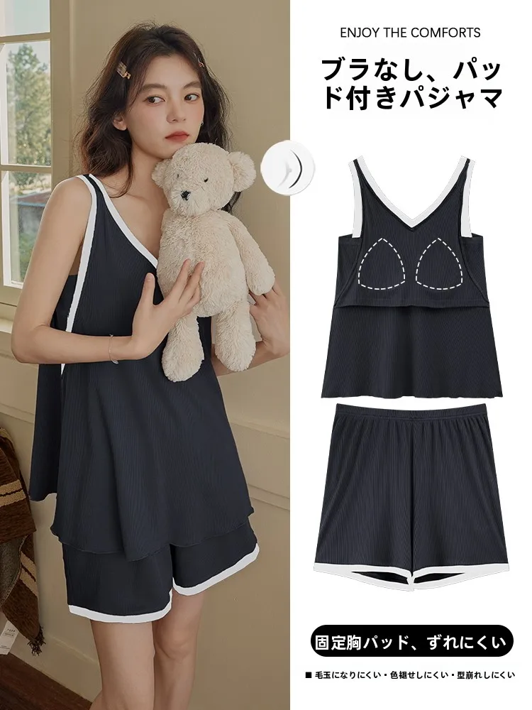 無印良品水着の夏用涼感パジャマセット：シンプルなデザインと高通気性の実用性