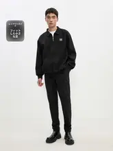 男性用 双色四面弹スリムフィットパンツ【カジュアル・通勤用・長パンツ】