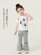 女の子用 夏のフレアパンツ【カジュアル・快適・おしゃれ】