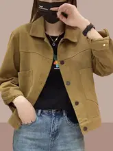 レディース デニムジャケット【ショート丈・カジュアル・春秋用】（セットアップ対応）