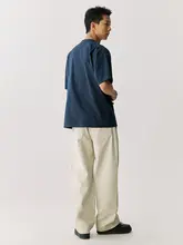 クラシックなデザインの弯刀パンツ【立体裁断・高密度・ワイドフィット・カジュアル】