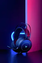 RAPOO VH160 ゲーミングヘッドセット【RGB・USB有線・7.1チャンネル・ノイズキャンセリング・マイク付き】