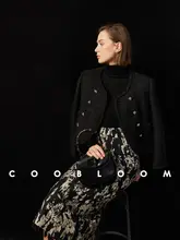 新中式デザインの包臀スカート【取り外し可能なフリンジ・水墨風ダブルレイヤー・スタイルアップ効果】（セットアップ対応）