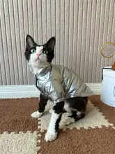 HOiii PET 冬用太空銀中綿ジャケット【厚手・暖かい・デヴォン猫用】