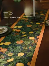 アメリカンスタイルのテーブルランナー【ヴィンテージデザイン・豪華なインテリア】