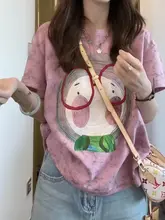 夏用コットン染めTシャツ【大きいサイズ・短袖・ゆったりシルエット・スタイリッシュデザイン】