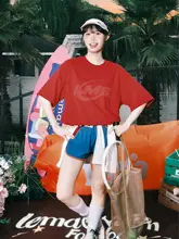 トレンドのロゴ入り 半袖Tシャツ【メンズ・レディース対応・夏用】
