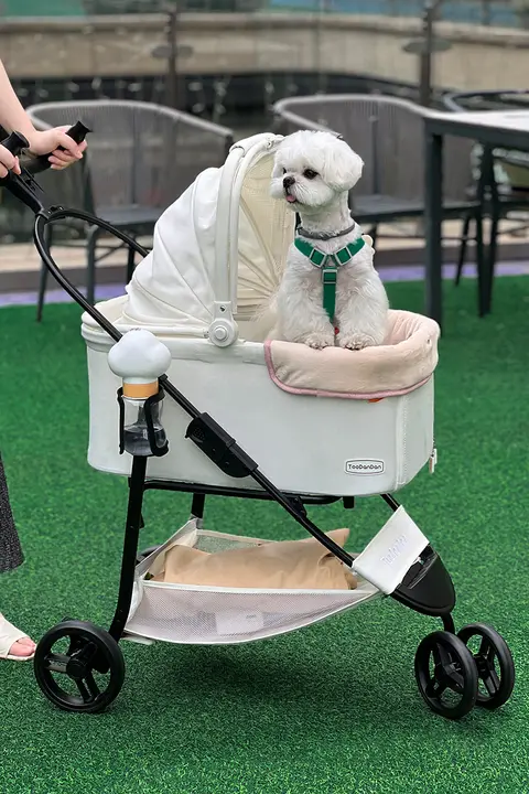 toodandan ペット用折りたたみキャリーカート【軽量・分離可能・犬猫用・外出用】
