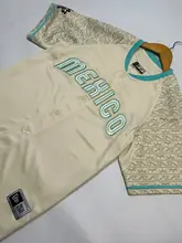 メキシコ野球風シングルボタンカーディガン【ゆったりとしたラグランスリーブ】（セットアップ対応）