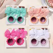 子供用 蝶々型ヘアクリップ【かわいいメガネアクセサリー】（セットアップ対応）