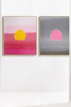 アンディ・ウォーホル サンライズアートモダンイラスト【シンプルで高級感のある壁掛け装飾】