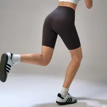 フィットネスショートパンツ【女性用・ストレッチ・ヨガ・サイクリング・ヒップアップ】