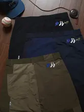 刺繍入り切り替えデザインのワイドストレートパンツ【カジュアル・アメリカンレトロ・作業用】