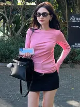 薄手のUVカット長袖Tシャツ【フィット・春夏用・透け感あり】
