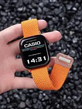 Apple Watch バンド マグネット式 編み込み 通気性 スポーツ 夏用 メンズ 上品