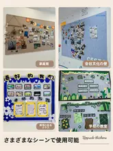 DIYフェルトボード作品展示ウォール【ソフトコルクボード・フォトウォール・テーマ壁装飾】