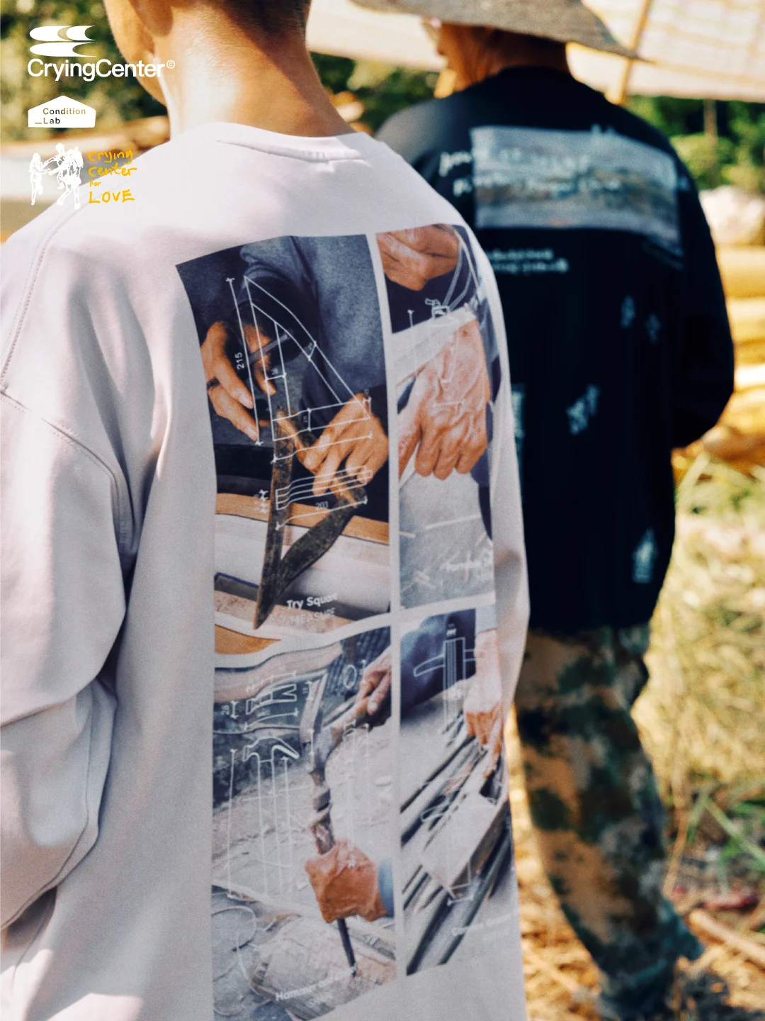 Crying Center x Condition Lab コラボ長袖Tシャツの特徴と実用性を徹底解説