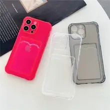 シンプルなカードポケット付きスマホケース【写真収納・iPhone対応・衝撃吸収・柔軟な保護】