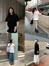 可愛らしいリボンデザインのビッグTシャツ【カジュアル・高品質】