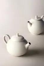 九土手手作り 粉引茶器【陶製・功夫茶具・家用・茶壺・品茗杯】
