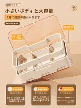 携帯用薬ケース【密封・一週間分・仕切り付き・薬切り器】