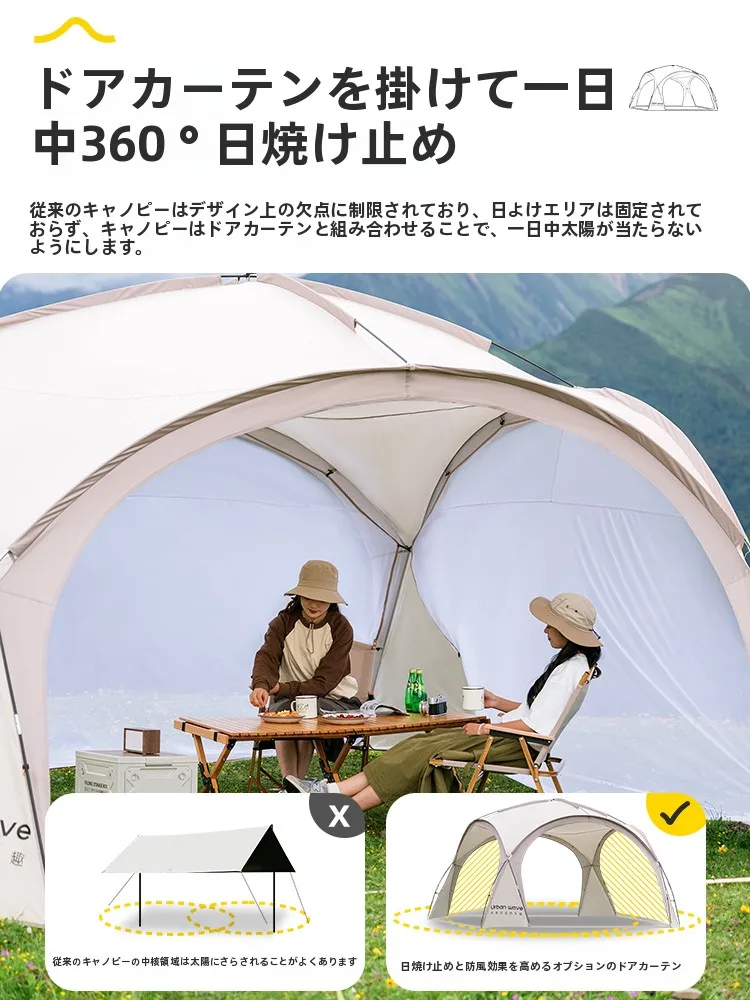 複数人で快適に過ごすための大型テントは、どう選ぶ？