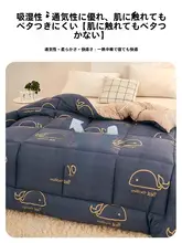 春秋兼用の暖かい布団【一人用・極上の柔らかさ・厚手】