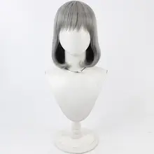 グレーのボブヘアウィッグ【コスプレ・ヴィクトリア女神風】