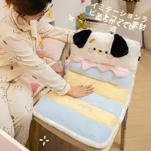 極上の柔らかさのチェアパッド【一体型・冬用・オフィス・学生寮用】