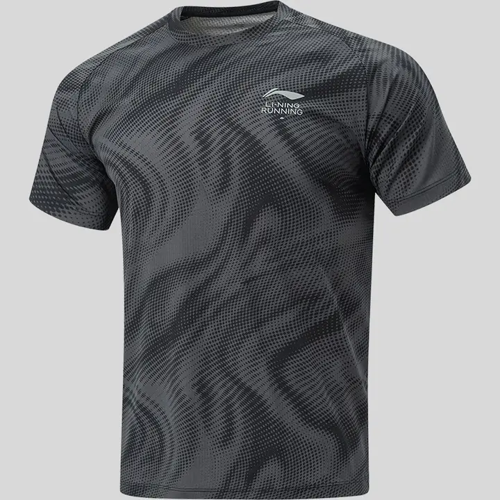 LINING ランニング用 メンズ半袖Tシャツ【速乾・涼感・スポーツウェア】