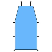 SUV用車両サイド日よけ【防雨・アウトドア・テントデザイン】