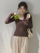 トレンドのキャミソールと長袖カーディガンのコンビネーション【フレアシルエット・さわやかな秋色・大きいサイズ対応】（セットアップ対応）