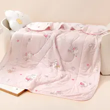 涼感シルクの子供用夏用寝具【洗濯機対応・幼稚園用・ひんやり感】