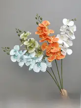 高級感のあるフラワーベース付き 胡蝶蘭造花【リビングや玄関の装飾に最適】