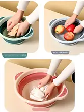折りたたみ式洗面器【学生寮用・多機能・大容量・旅行用・プラスチック製】