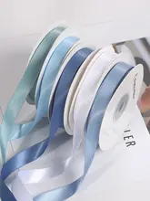 1.3cm二面スatinリボン【DIY・結婚式用・ギフトラッピング・花束用・ポリエステル製】