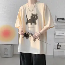 極上の柔らかさ！猫デザインプリントTシャツ【メンズ・夏用・半袖・ゆったりサイズ】
