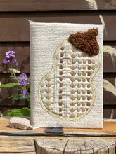 可愛い刺繍入り手帳カバー【A5/A6対応・ハンドメイド・日記用】
