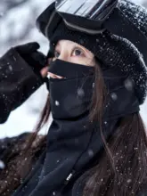AWKA 防寒対策に最適！スノーボード専用フェイスマスク【男女兼用・風を防ぐ・秋冬用】