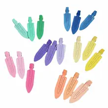 グラデーションカラーのメタルノンマークヘアクリップ【サイドバング・可愛いデザイン】