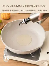 CAROTE チタン製フライパン【こびりつきにくい・家庭用・玉子焼き・ステーキ・麦飯石】