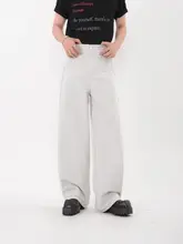 クリーンフィットデザインのワイドレッグデニムパンツ【メンズ・ロング・極上の柔らかさ】（セットアップ対応）