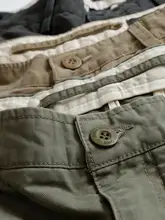 アメカジスタイル メンズ厚手パンツ【多ポケット・束脚デザイン・アウトドア用】