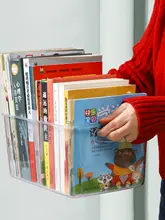 透明書籍収納ラック【学生用・デスク整理・本立て】