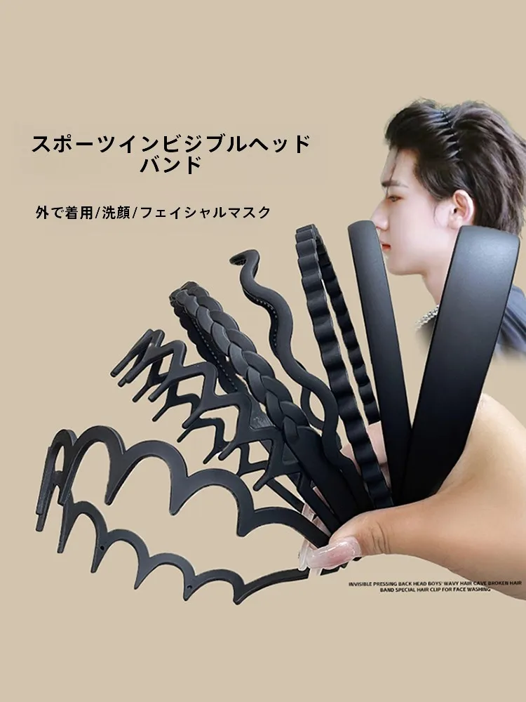 前髪パッツンとウェーブタイプのバランスを取るには？男性の日常に最適なヘアバンドの選び方