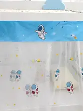 子供用ベッド用トンネル型蚊帳【メッシュ・二段ベッド対応・ダブルドア】