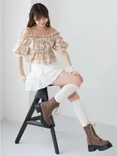 レトロ英倫風 厚底女性用ショートブーツ【マーチンブーツ・バイカー用】