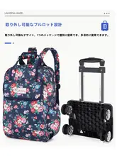折りたたみ式キャリーカートバッグ【軽量・トラベル用・多目的】